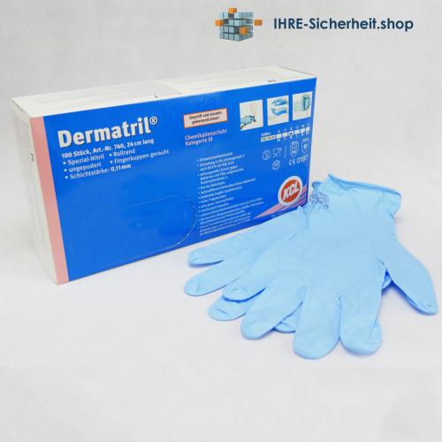 KCL Dermatril 740 Einweg-Handschuh sind Virenbeständig nach ASTM