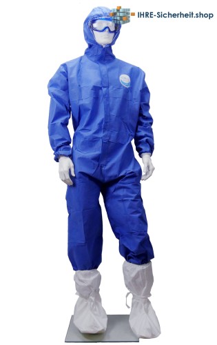 WeeCover Blue Staubschutz Anzug mit Kapuze