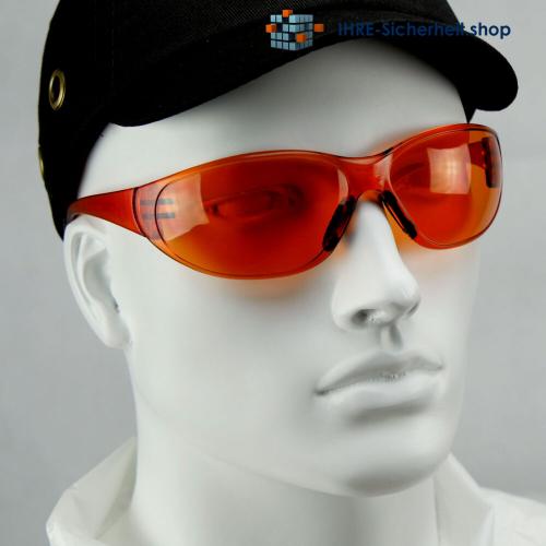 Racer Schutzbrille orange & blau von Pro-Fit