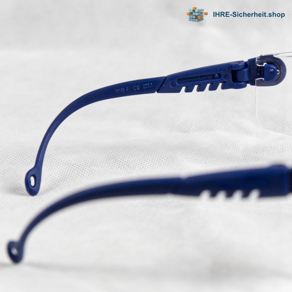 Schutzbrille Op-Tema, Bügel, Schwarz, Polycarbonatscheiben Klar