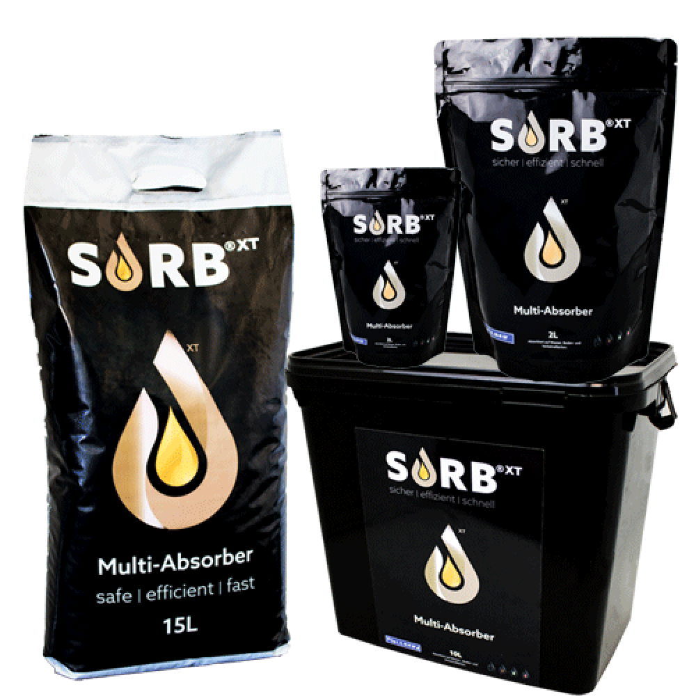 SORB-XT Organischer Multi-Absorber für Öl, Chemikalien und mehr