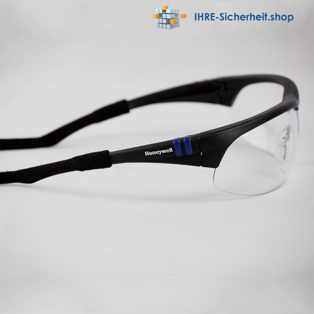 Honeywell XC Schutzbrille einstellbare Bügellänge und Bügelneigung