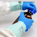 Pro-Fit Super Blue Latex Schutzhandschuh beständig gegenüber Chemikalien